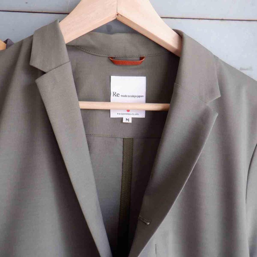 【エシカルプライス】定価19,800円 Re made in tokyo japan アールイー High Twist Tro Dress Jacket ハイツイルトロドレスジャケット 2 colors | Re made in tokyo japan | 02