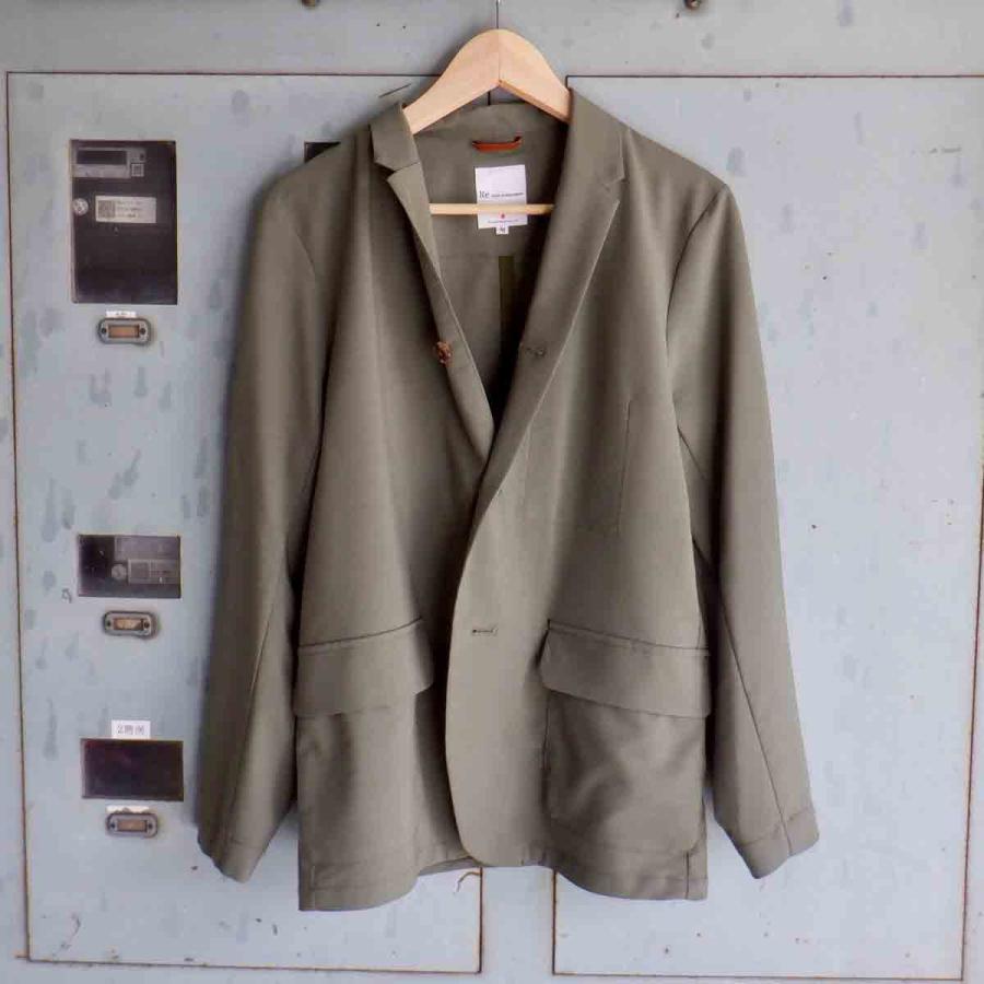 【エシカルプライス】定価19,800円 Re made in tokyo japan アールイー High Twist Tro Dress Jacket ハイツイルトロドレスジャケット 2 colors | Re made in tokyo japan | 03