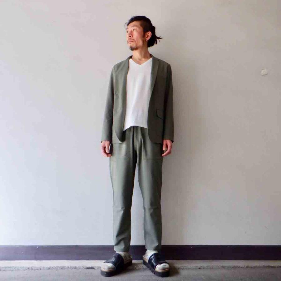 【エシカルプライス】定価19,800円 Re made in tokyo japan アールイー High Twist Tro Dress Jacket ハイツイルトロドレスジャケット 2 colors | Re made in tokyo japan | 05