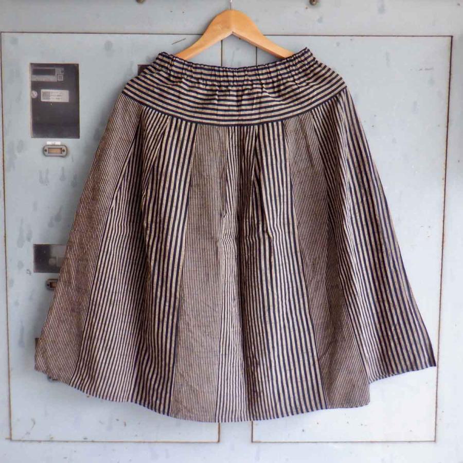 再入荷】YAMMA ヤンマ産業 会津木綿 tac-sk タックスカート 再入荷】YAMMA ヤンマ産業 会津木綿 tac-sk タックスカート