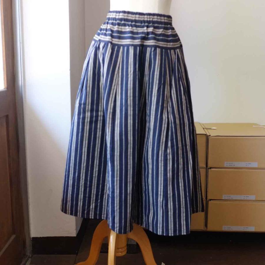 再入荷】YAMMA ヤンマ産業 会津木綿 tac-sk タックスカート 再入荷】YAMMA ヤンマ産業 会津木綿 tac-sk タックスカート