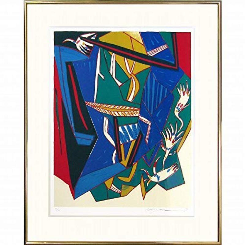 池田満寿夫 天平時代ｃ リトグラフ 絵画b5130 usならショッピング ランキングや口コミも豊富なネット通販 更にお得なpaypay残高も スマホアプリも充実で毎日どこからでも気になる商品をその場でお求めいただけます 家具 インテリア 抽象画