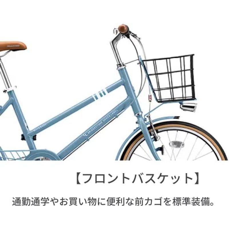 日本全国 送料無料日本全国 送料無料自転車 ミニベロ 小径車 ブリヂストン(BRIDGESTONE) カゴ付きMARKROSA M7 20インチ  2022年モデ 自転車車体