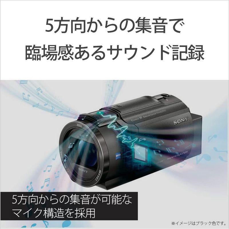 「送料無料・年末感謝」 ソニー / 4K / ビデオカメラ / Handycam / FDR-AX45A / ブラック / 内蔵メモリー64GB / 光学ズーム20 【Z1196449717】(43290円)