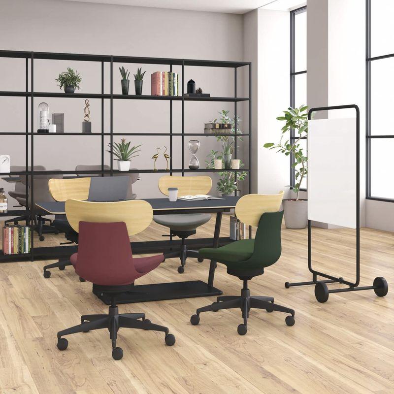 [大特価] コクヨ オフィスチェア 在宅ワーク イングライフ inglife 背合板タイプ 4本脚 ブラック脚 ローバック 肘なし 本体・座/ディープグ 【XUR1210792796】(43809円)