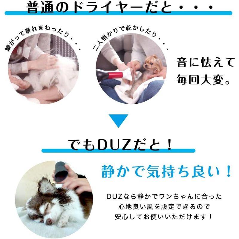 【早い者勝ち！】 ドライヤー ペット用 ハンズフリー プレミアム DUZ（デュズ） 【1831690679】(11074円)