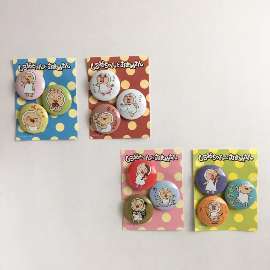 缶バッジ セット しろめちゃん LINE 人気 キャラクター : Shop