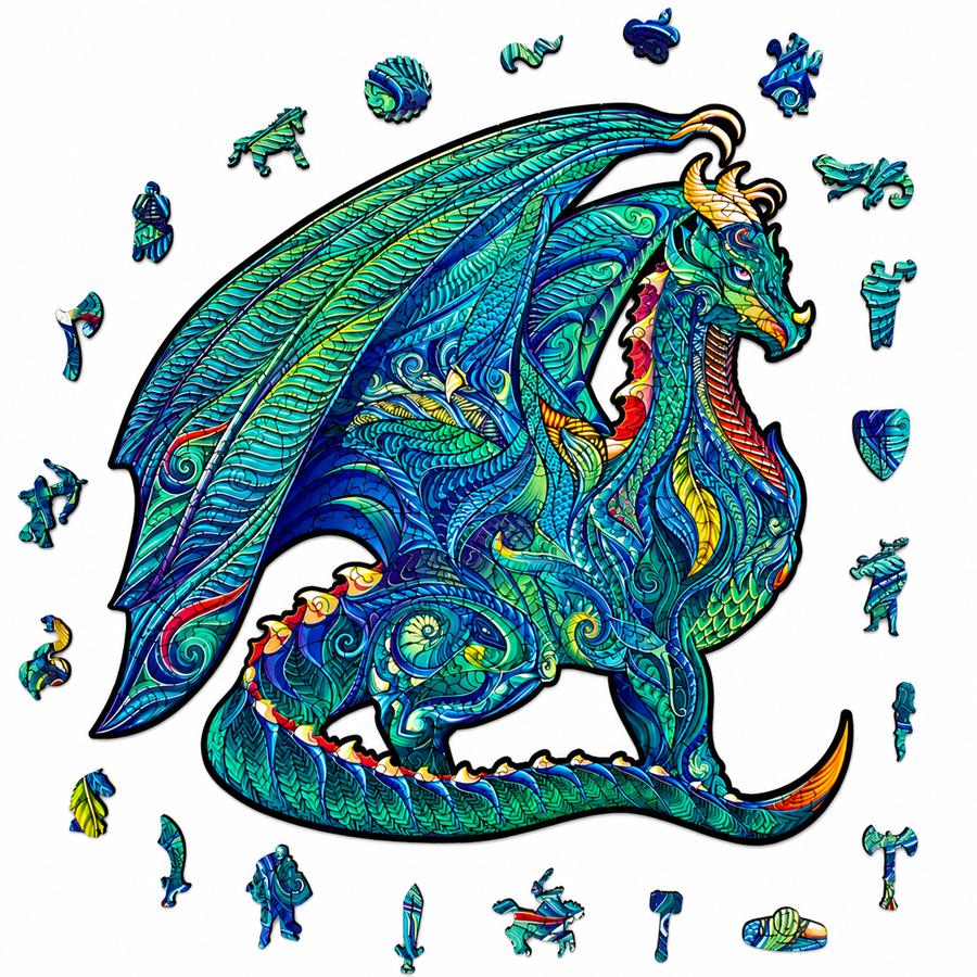 木製パズル ドラゴン FANTASY PUZZLES ファンタジーパズル