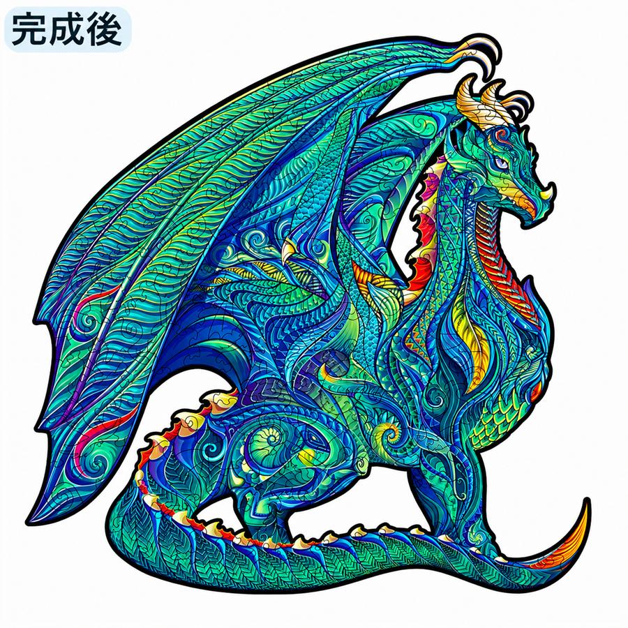 木製パズル ドラゴン FANTASY PUZZLES ファンタジーパズル