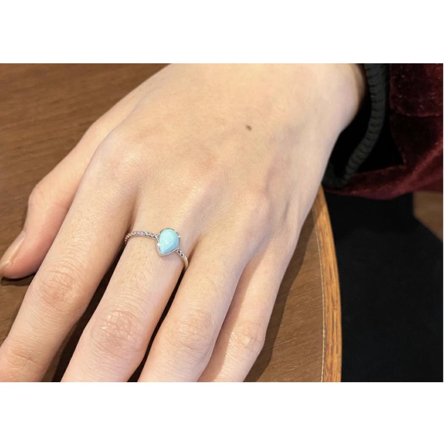 スリーピングビューティー ターコイズ リング ペアシェイプ イエローゴールド ホワイトゴールド ピンクゴールド  無処理 |  | 03