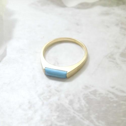 スリーピングビューティー ターコイズ リング 18金 turquoise
