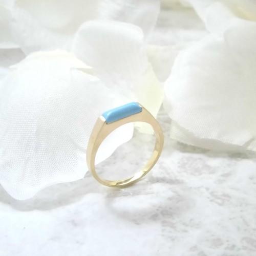 スリーピングビューティー ターコイズ リング 18金 turquoise スリーピングビューティー ターコイズ リング 18金 turquoise