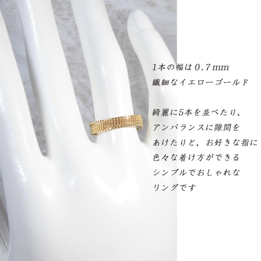 リング フリーサイズ １８金 スパイラルリング 形状記憶 イエローゴールド Vn 30 316 Simple Is 通販 Yahoo ショッピング