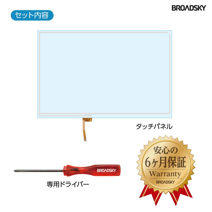 WiiU Game Pad タッチパネル交換修理キット（専用ドライバー付属・製品保証付） (C)WiiU タッチパネル2点 |  | 07