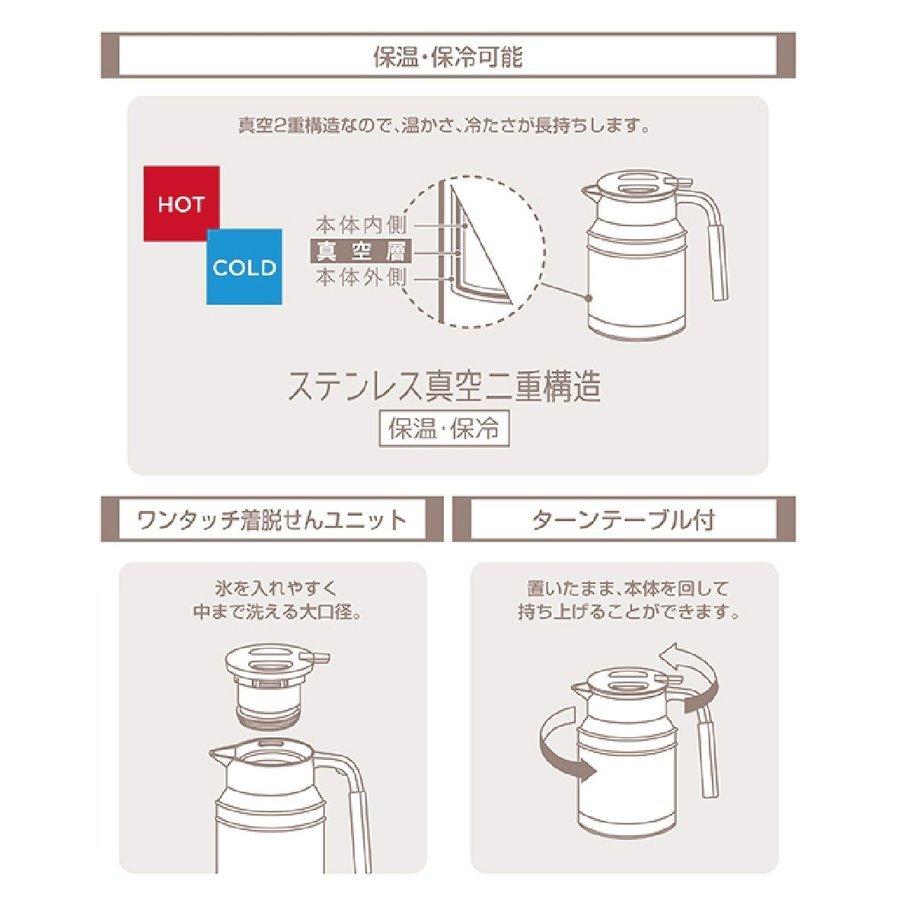 ドウシシャ 卓上ポット moshタンク 1.0L かわいい インスタ映え おしゃれ ミルクポット 牛乳タンク 保温 保冷 (08) |  | 04