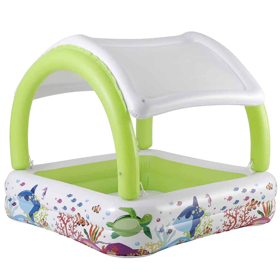 ドウシシャ DJ-1805 サンシェードプール ビニールプール ファミリープール 屋根付き サンシェード DOSHISHA インスタ映え 夏 (F) | DOSHISHA | 02