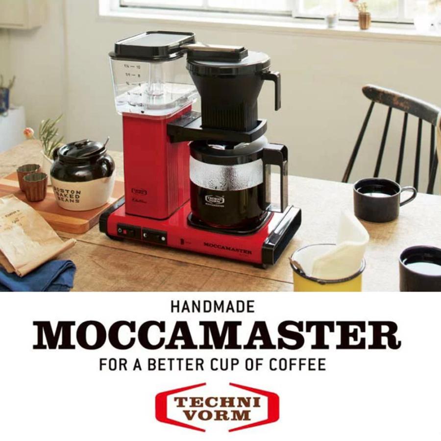 モカマスター MOCCAMASTER ドリップ コーヒーメーカー MM741AO 10杯 テクニフォルム社 テクニホルム社  (SN) |  | 01