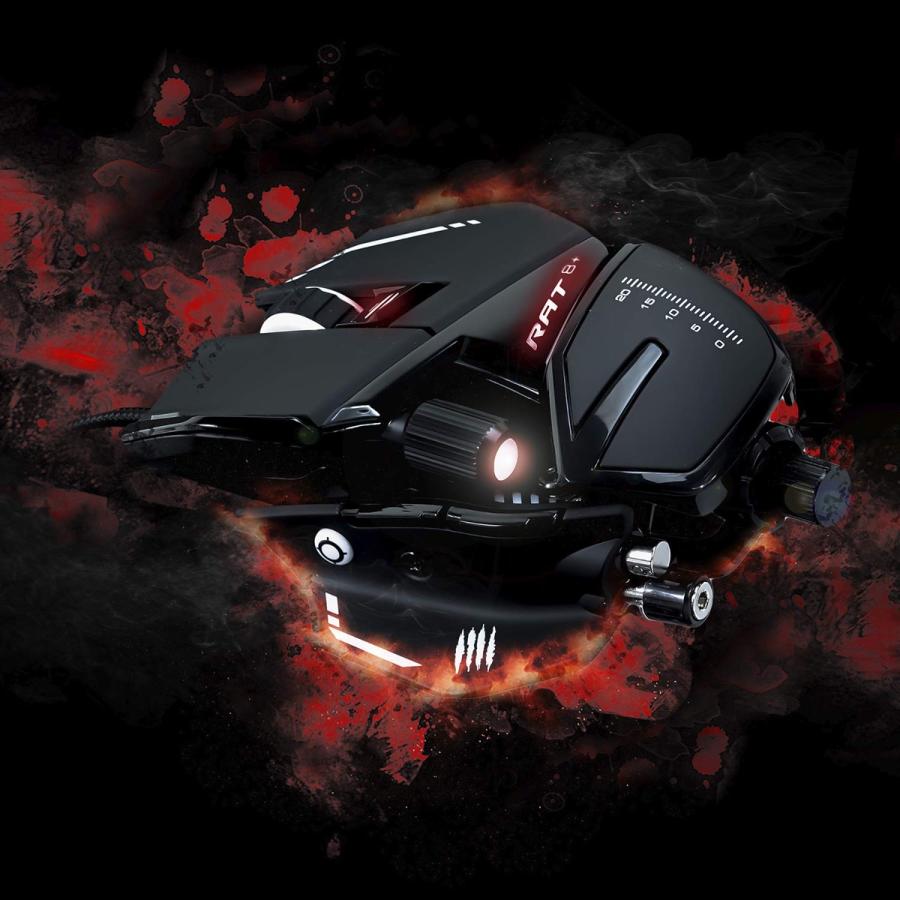 Mad Catz マッドキャッツ R.A.T.8+ 有線 ゲーミング マウス 11ボタン 2年保証 RAT8 MR05DCINBL000-0J MADCATZ (06) | MAD CATZ | 03