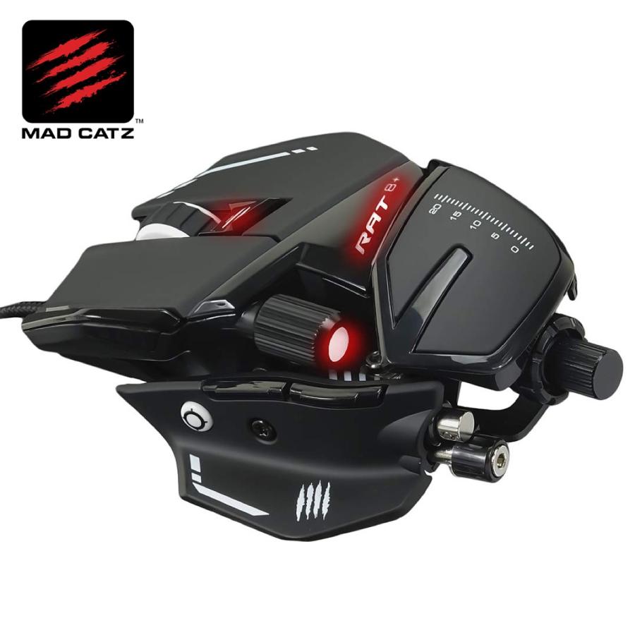 Mad Catz マッドキャッツ R.A.T.8+ 有線 ゲーミング マウス 11ボタン 2年保証 RAT8 MR05DCINBL000-0J MADCATZ (06) | MAD CATZ | 04