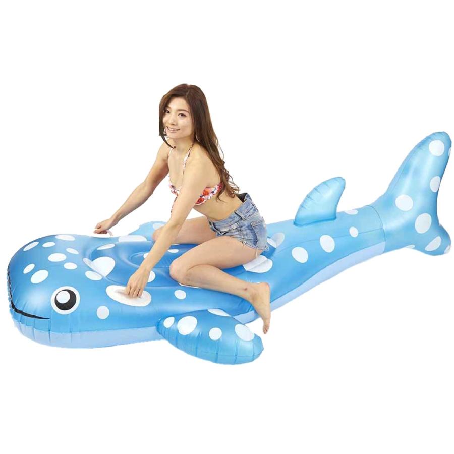 ドウシシャ DU-16016 ジンベイザメ フロート 232cm ビッグサイズ STマーク付き サメ DOSHISHA Splatoon 浮き輪 インスタ映え 夏 (F) | 