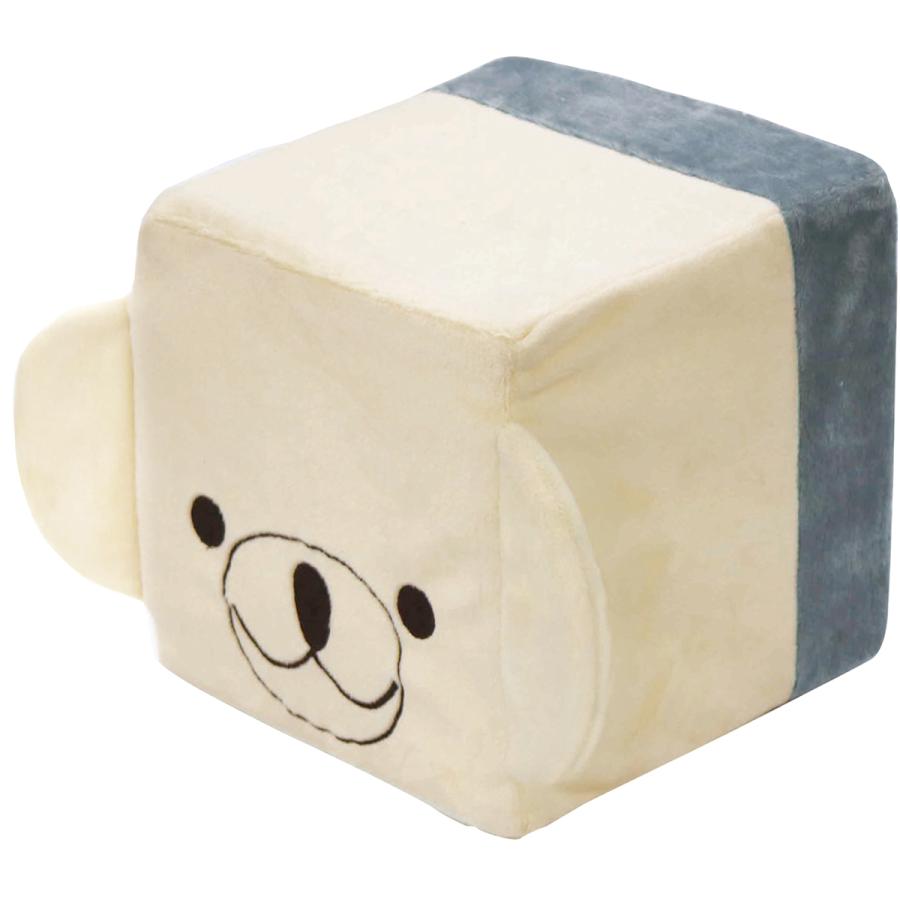 シュガーテディベア キューブ クッション sugar Teddy bear 知育 ぬいぐるみ 人形 くま 熊 テディベア キッズ ベビー プレゼント (M) | 