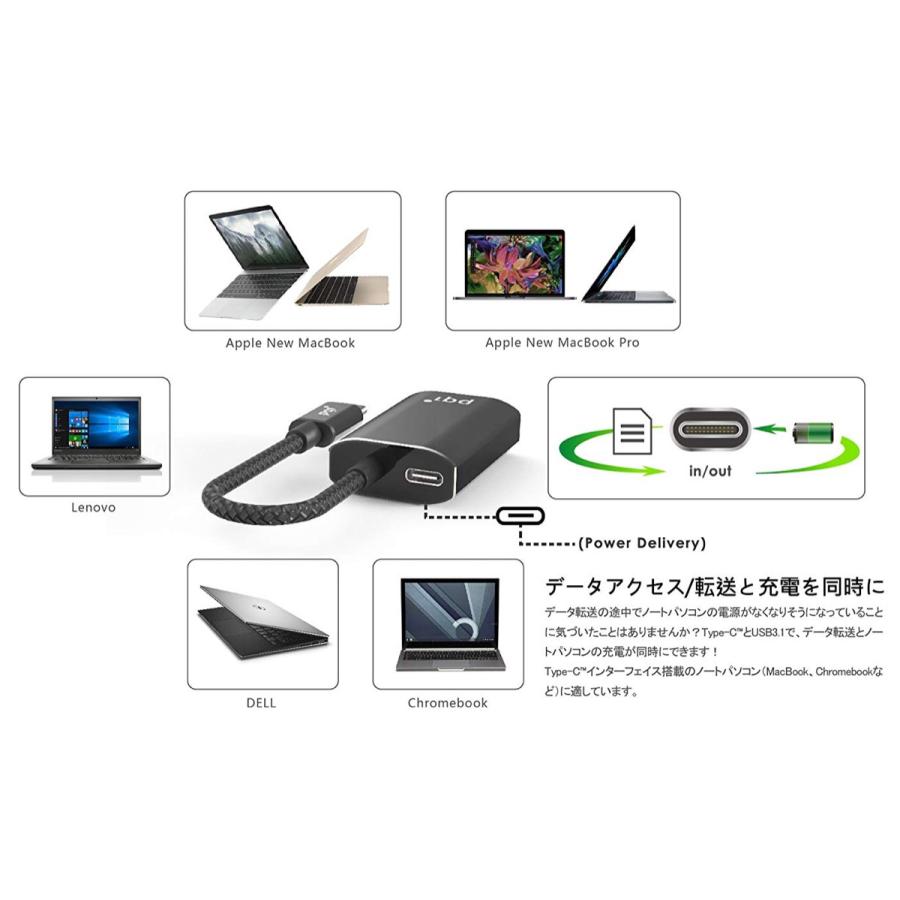 PQI USB TypeC HDMI 変換アダプター HCHDMI USB TYPE-C 4K HDMI (C)PQI-HCHDMI |  | 02