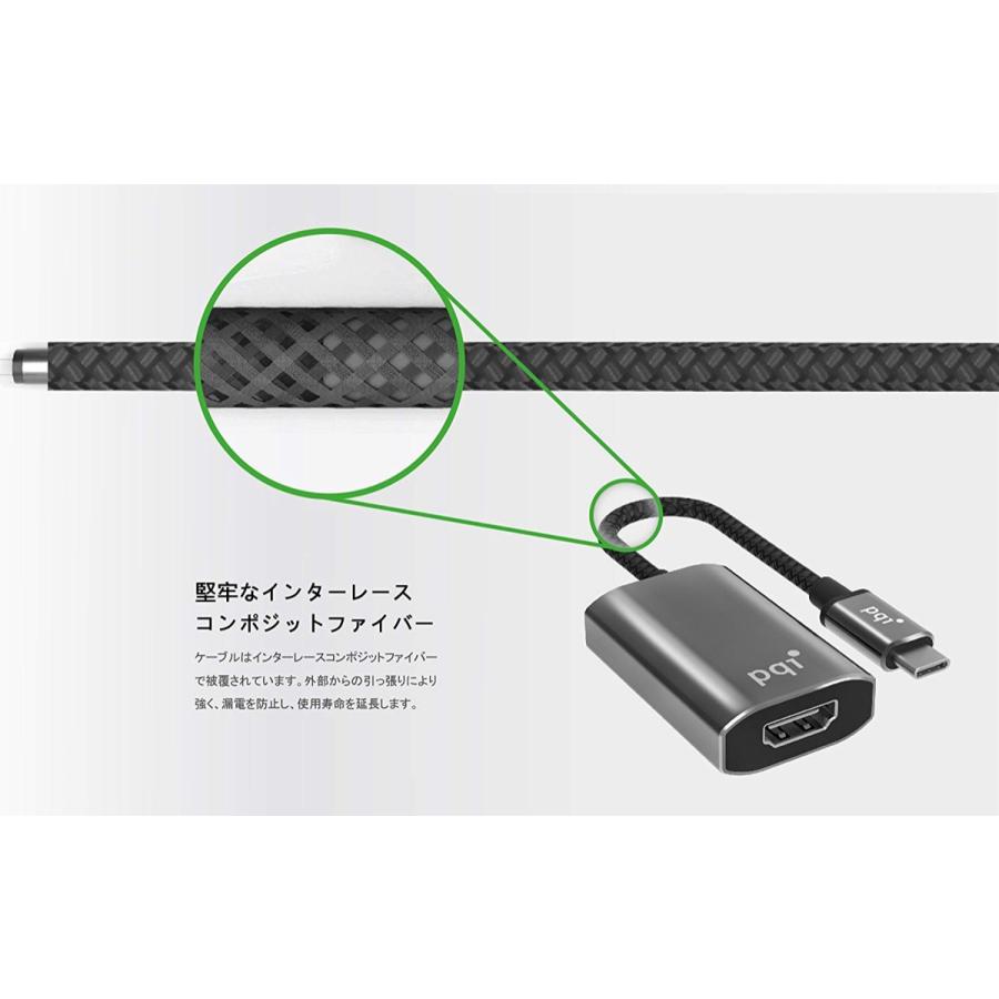 PQI USB TypeC HDMI 変換アダプター HCHDMI USB TYPE-C 4K HDMI (C)PQI-HCHDMI |  | 04