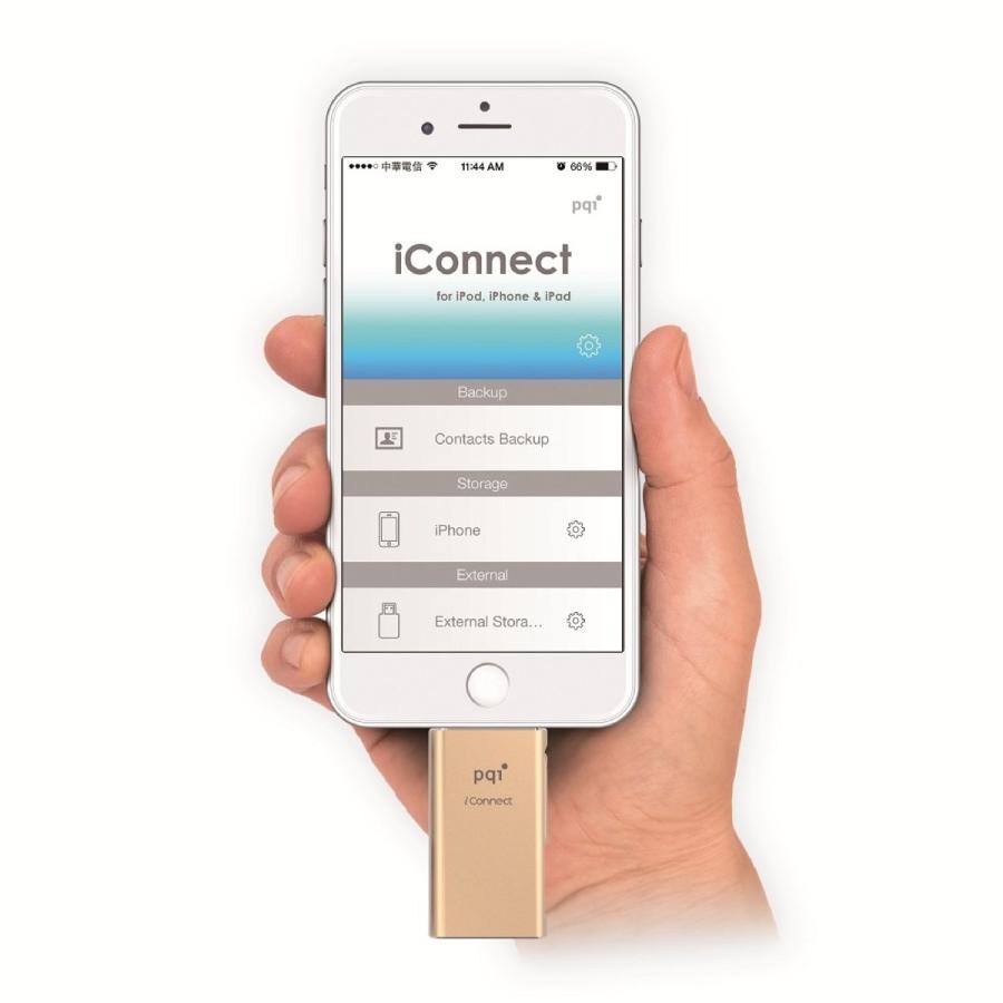 PQI iConnect 128GB iPhone / iPad 用 Lightning USBフラッシュ (C)PQI i-Connect 128GB |  | 04