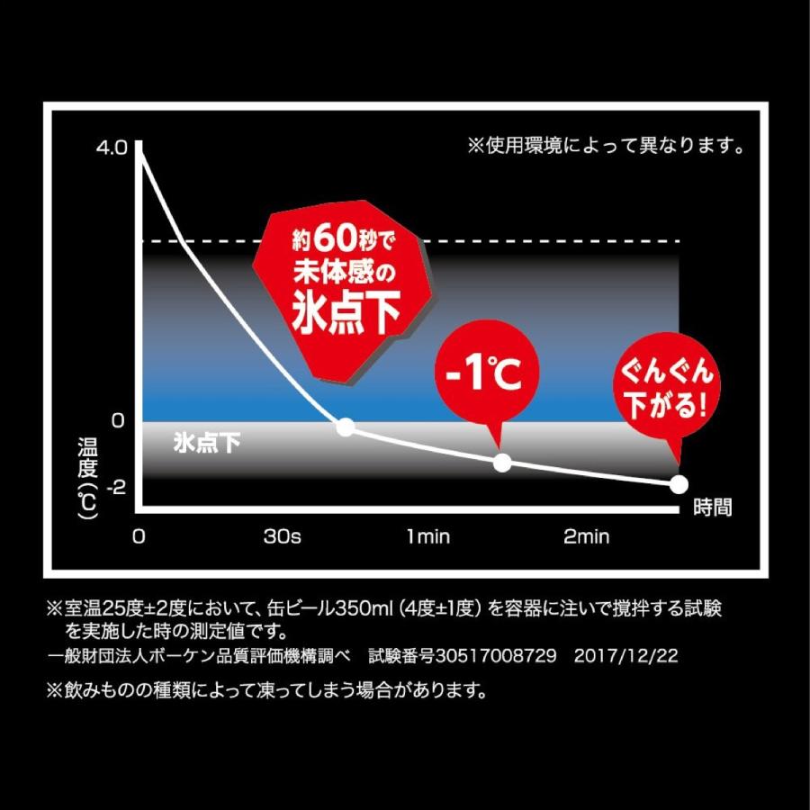 フリージング タンブラー ジョッキ 420ml 氷点下に冷やす 冷却保冷 氷点下 ステンレス 夏 (06) | DOSHISHA | 03
