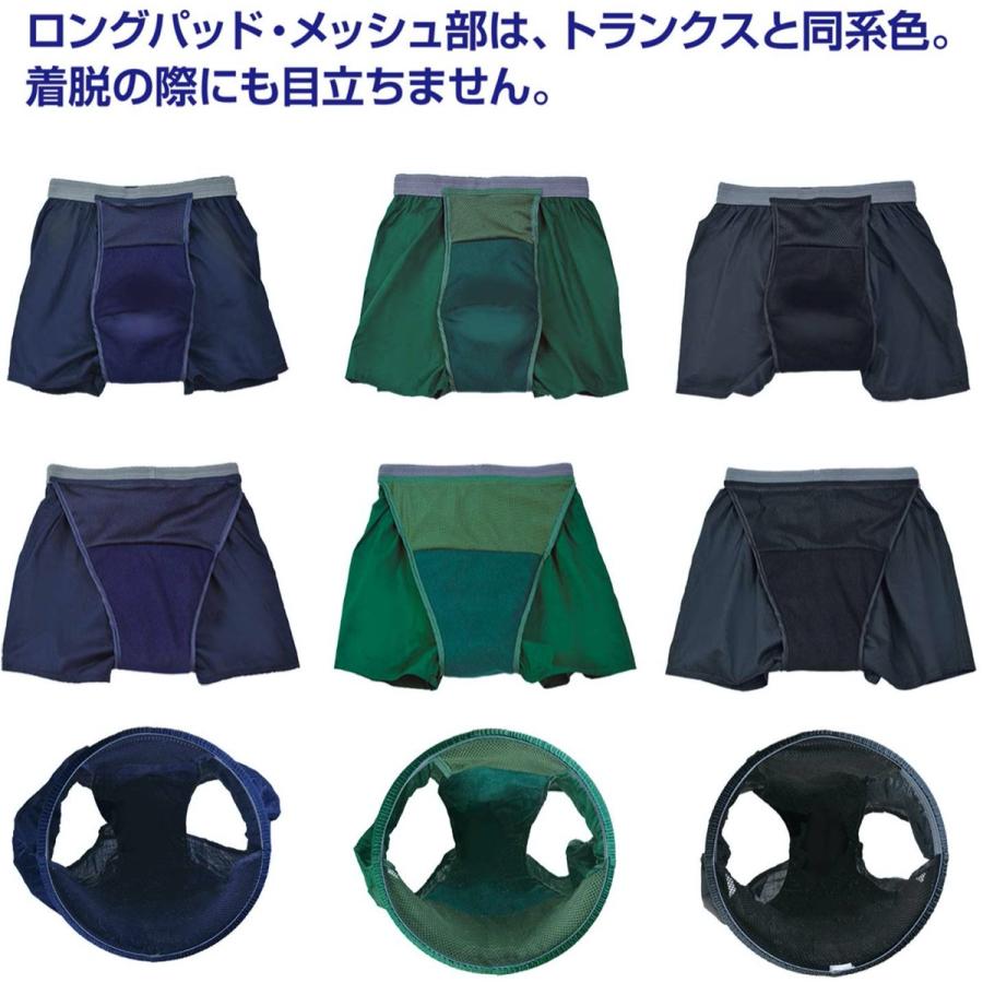 ロングガード トランクス 3色組 3層構造 お尻側までしっかりガード 吸水量50cc ヴィクトリー (05) |  | 04