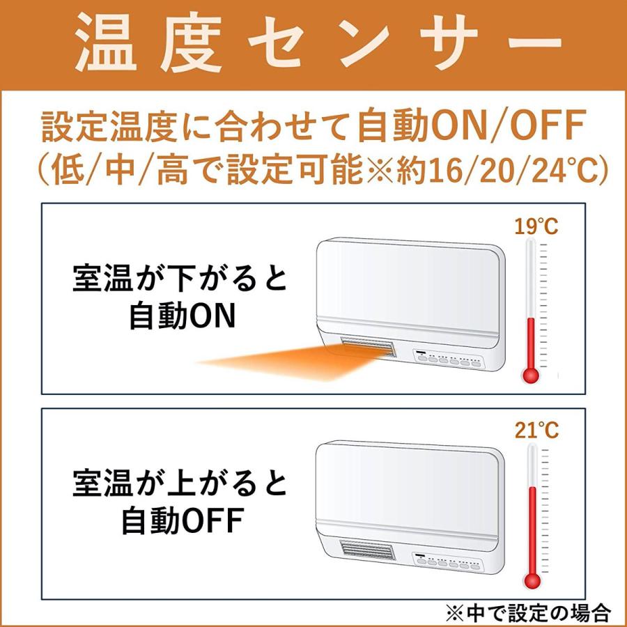 山善 DFX-RJ12 壁掛式 脱衣所 温風ヒーター 温風  ホワイト (SN) |  | 02