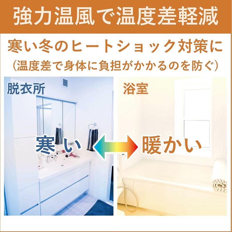 山善 DFX-RJ12 壁掛式 脱衣所 温風ヒーター 温風  ホワイト (SN) |  | 03