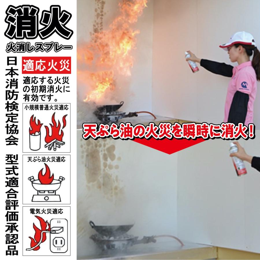 マルヤマ 火消しスプレー 5本 セット 強化液 480g エアゾール アズワン 2022年製造 MFES002 (SN) |  | 01