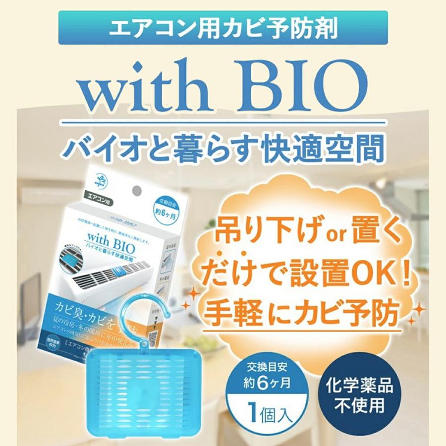 ビッグバイオ 3個セット エアコン用 カビ予防剤 with BIO 防カビ剤 (C) BIGBIO エアコン3個 |  | 01