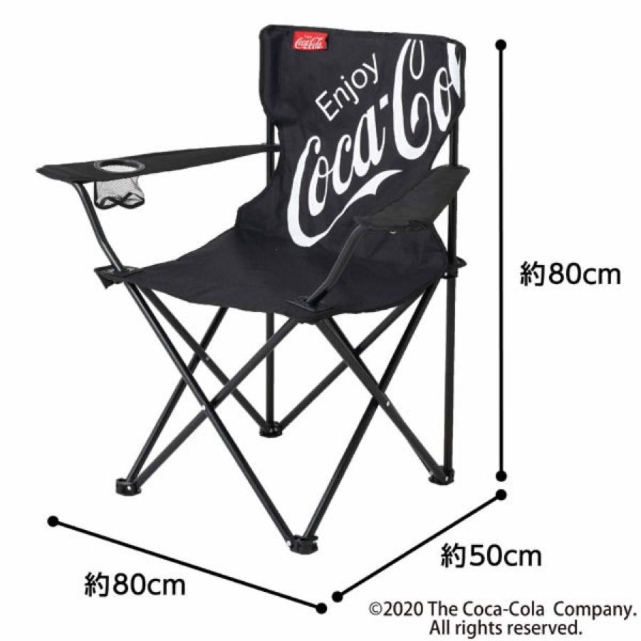 ドウシシャ CC20-01JB コカ・コーラ アームチェア BK ブラック (10) | DOSHISHA | 01