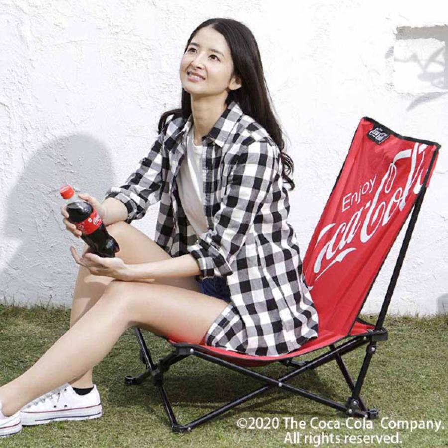 ドウシシャ CC19-10JR コカ・コーラ ビーチローチェア レッド (10) |  | 02