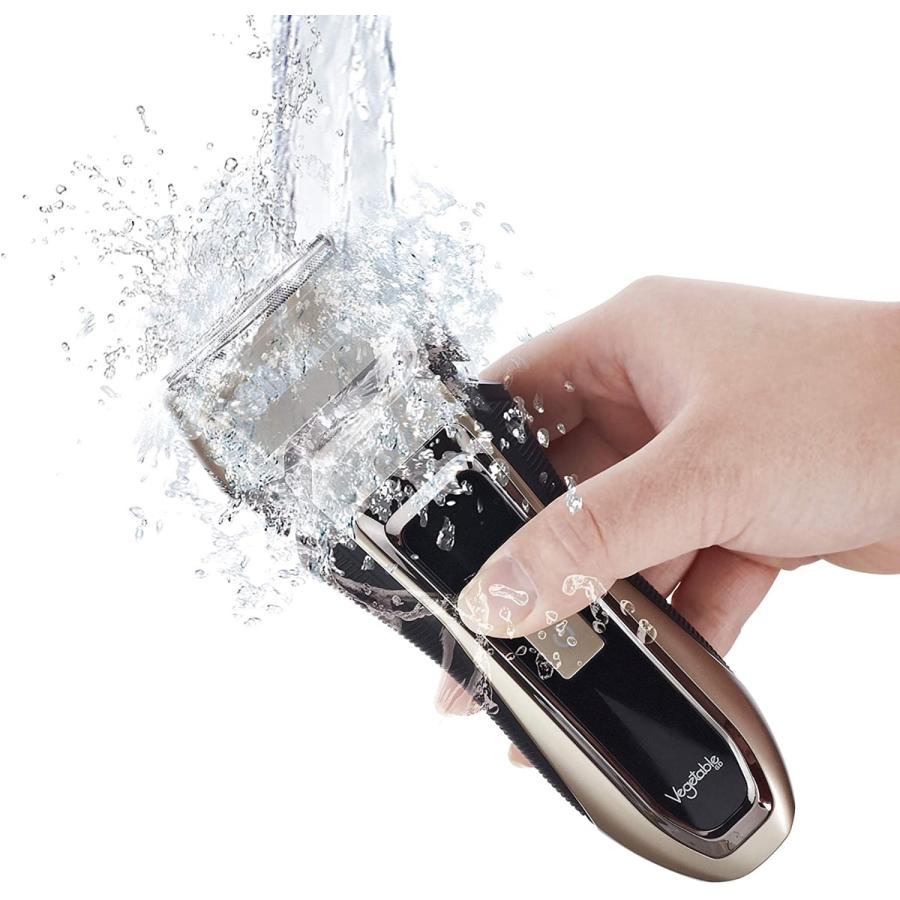 Vegetable GD-S308 髭剃り 電気シェーバ 充電式 交流式 3枚刃 防水 IPX7適合ブラック ゴールド (F) |  | 04