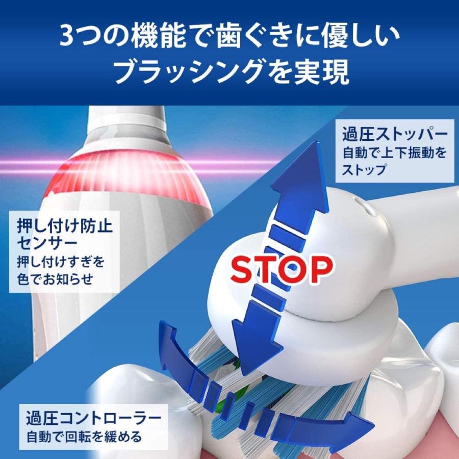 BRAUN ジーニアス 8000 オーラルB 電動歯ブラシホ ワイト GENIUS D7015355XC ブラウン (08) | オーラルB | 03