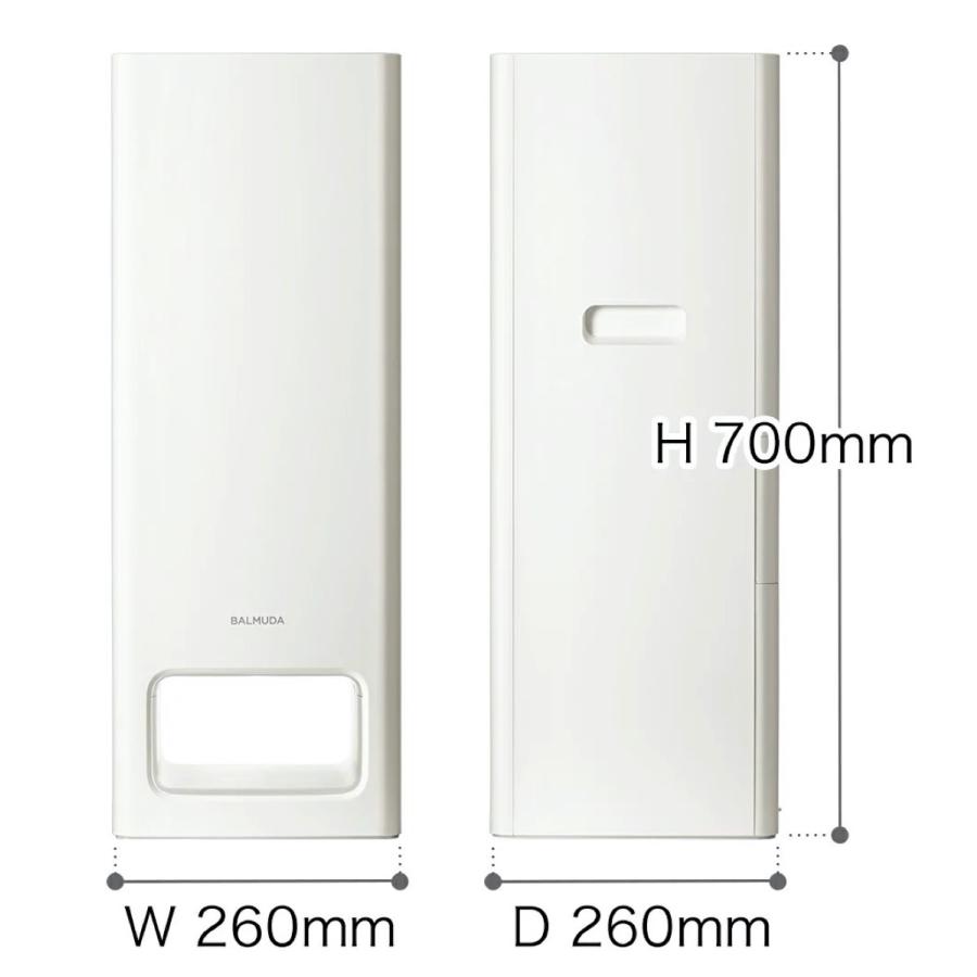 バルミューダ A01A 空気清浄機 BALMUDA The Pure HEPA ホワイト ブラック (14) | BALMUDA | 08