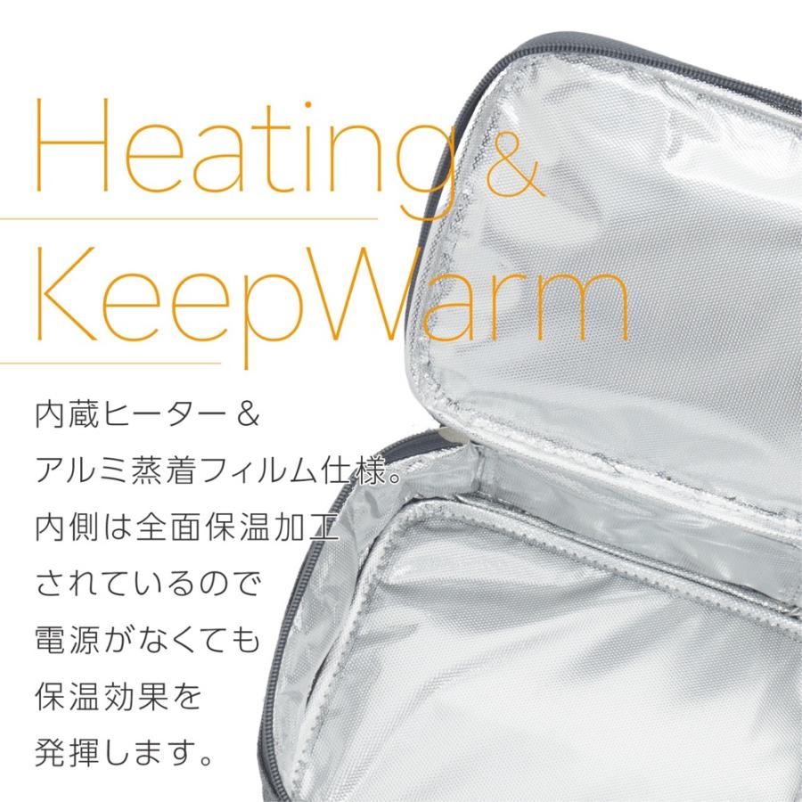 TRIFACE 加熱 保温 ランチバッグ お弁当袋 温める あたためる ピクニック ランチボックス (05) |  | 02