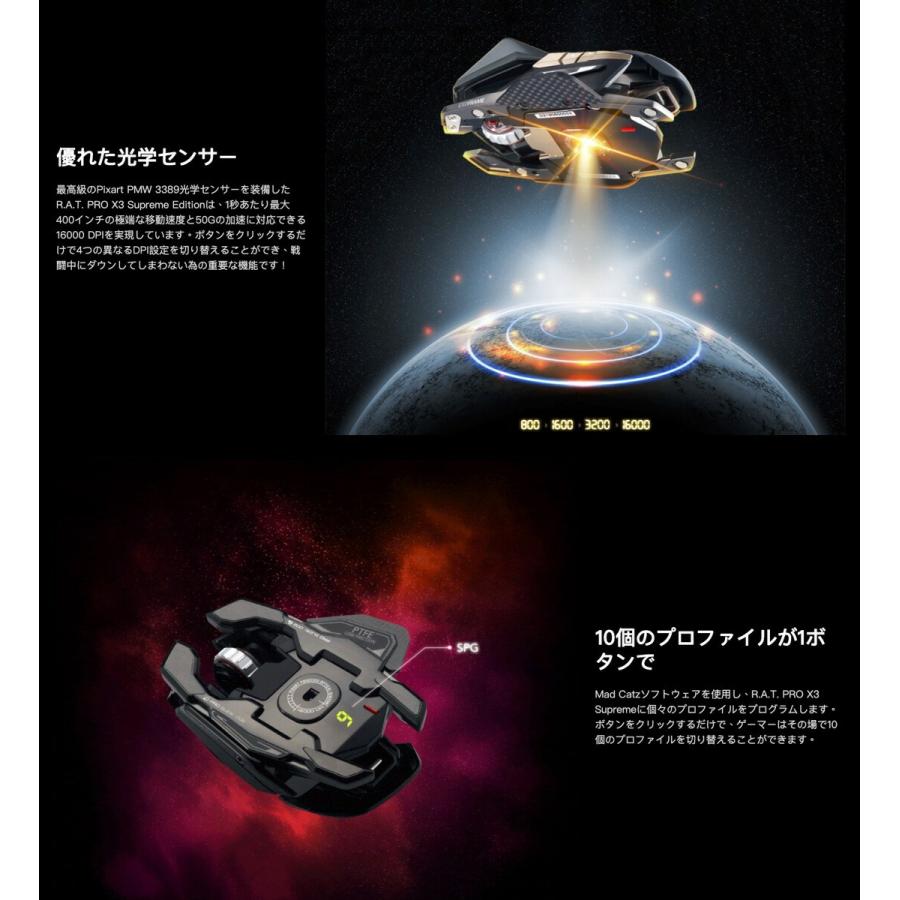 Mad Catz R.A.T. PRO X3 SE Supreme  RAT MR05DCINGR001-0J MADCATZ マッドキャッツ (06) | MAD CATZ | 03