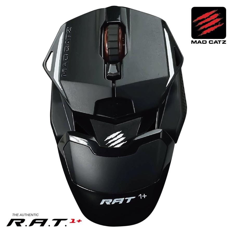Mad Catz R.A.T. 1+ 軽量 高耐久 ゲーミングマウス 有線 3ボタン RAT MR01MCINBL000-0J (06) | MAD CATZ