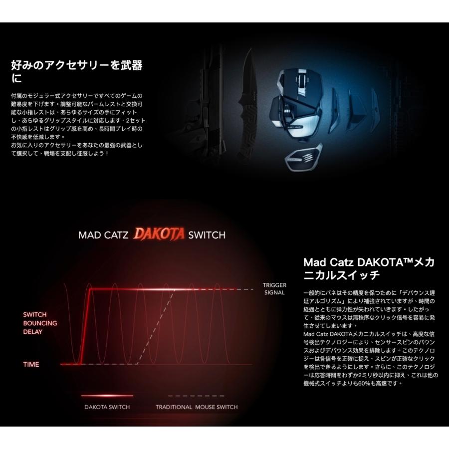 Mad Catz R.A.T. DWS マウス MR07DHINBL000-0J MADCATZ RATDWS マッドキャッツ (06) | MAD CATZ | 03