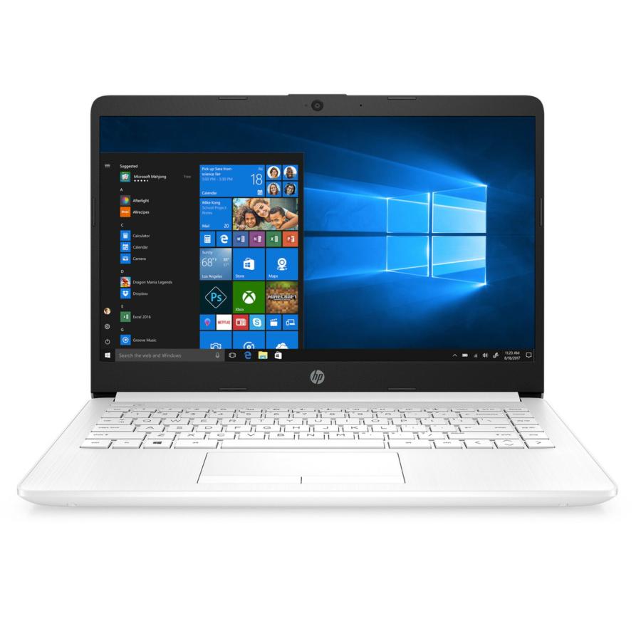 【美品】HP Notebook - 14s-dk0098au 日本HP hp 14s-dk0098AU 14s ピュアホワイト 14インチ 2.3GHz