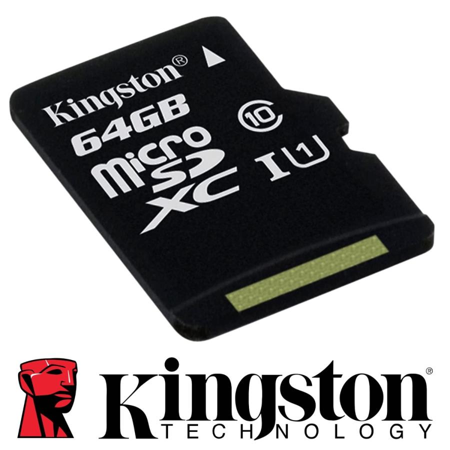 Kingston microSDXCカード 64GB class10 UHS-I 対応 (1C) キングストン SDC10G2/64GBSP | Kingston | 01