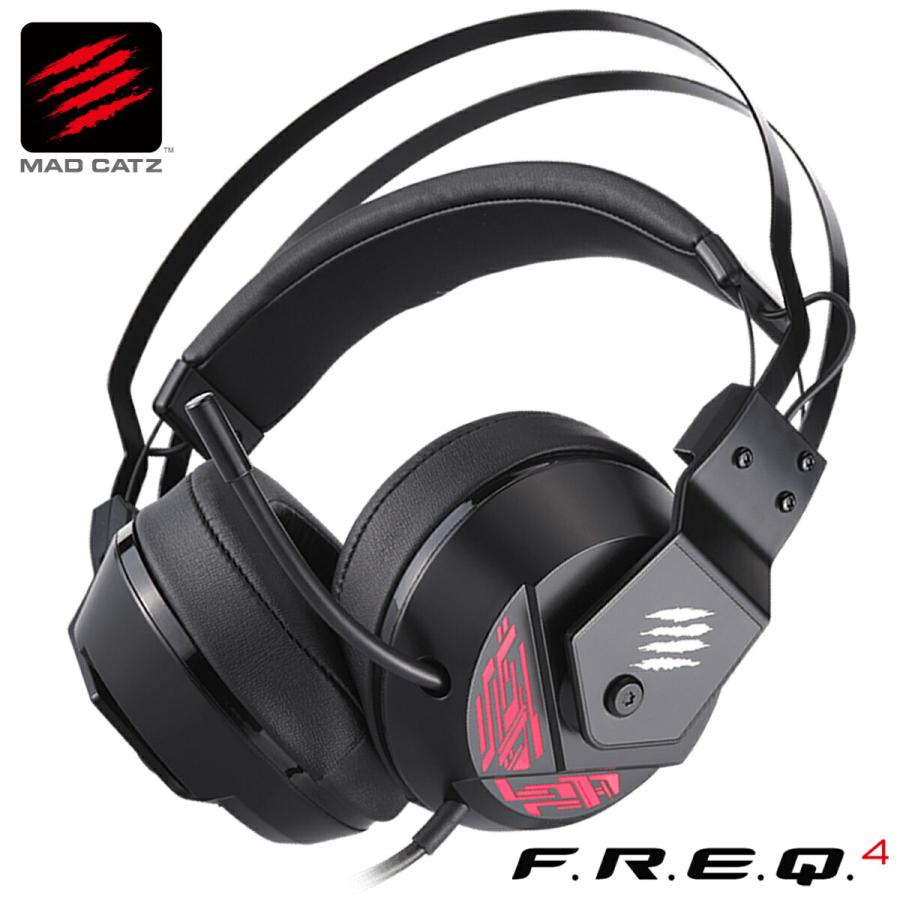 Mad Catz F.R.E.Q. 4 ゲーミングヘッドセット有線  AF13C2INBL000-0J MADCATZ FREQ4 (08) | MAD CATZ