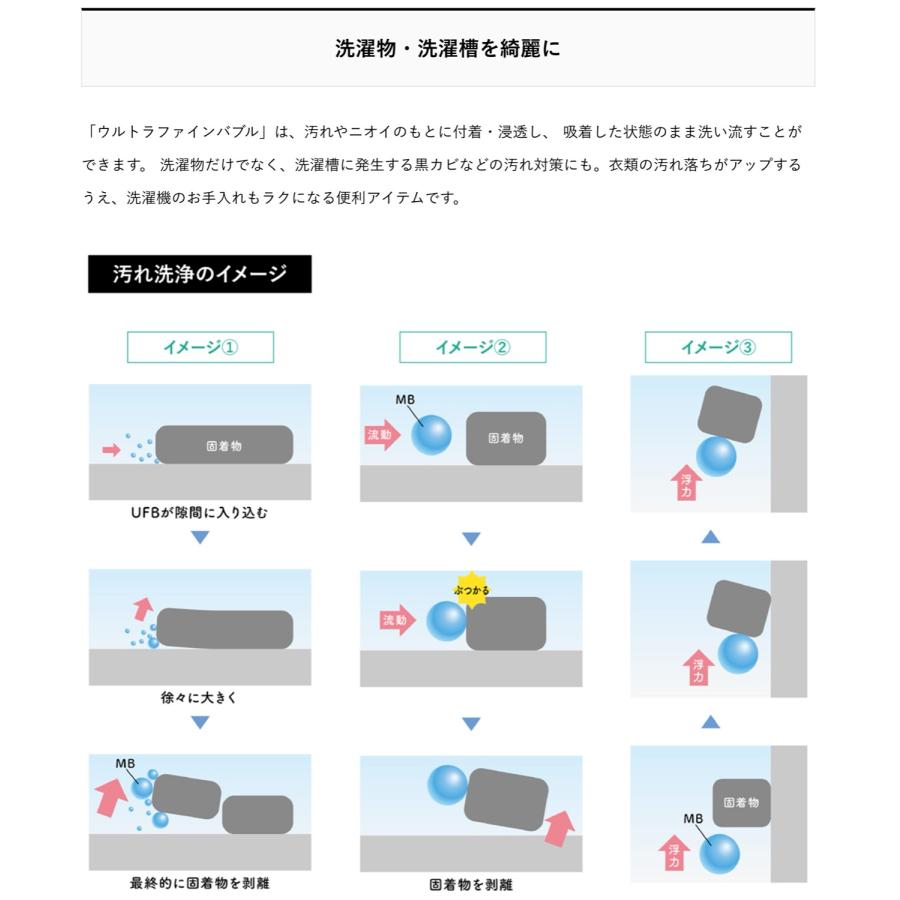 富士計器 エニティ バブルマイスター ウルトラファインバブル Anyti 洗濯機用 7735 (05) |  | 02
