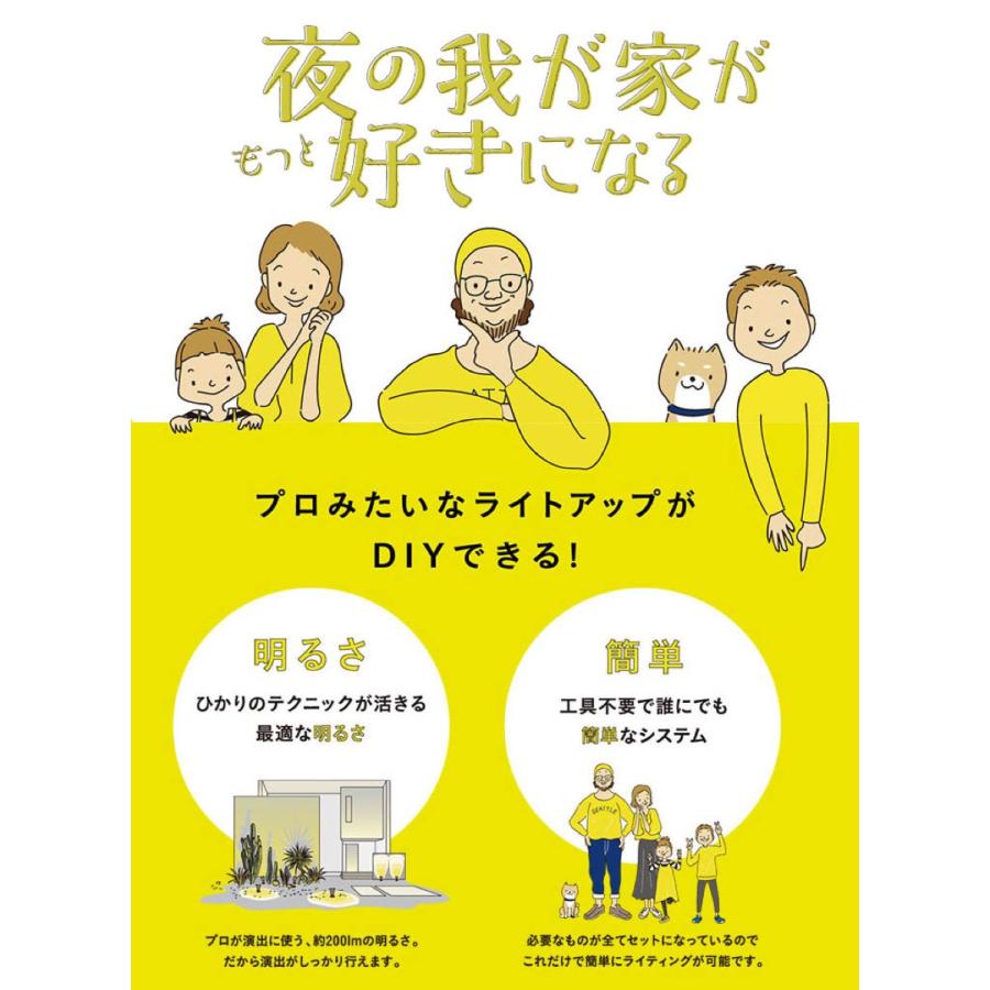タカショー 間のひかり セット ひかりノベーション LGL-LH04P  イルミネーション 省電力 (08) | タカショー | 01