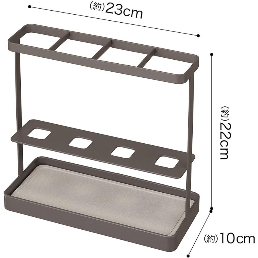 CB JAPAN スマート アンブレラスタンド スリム 珪藻土付き 奥行き10cm SMART (08) | CB JAPAN | 04
