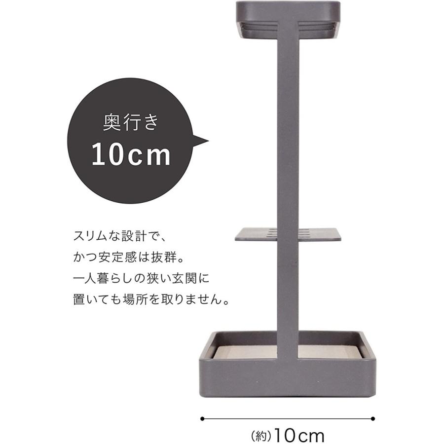 CB JAPAN スマート アンブレラスタンド スリム 珪藻土付き 奥行き10cm SMART (08) | CB JAPAN | 05